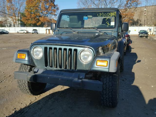 1J4FA29166P712148 - 2006 JEEP WRANGLER / GREEN photo 9