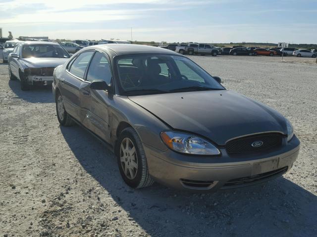 1FAFP53U96A210350 - 2006 FORD TAURUS SE BROWN photo 1