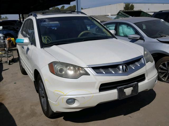 5J8TB18227A010585 - 2007 ACURA RDX WHITE photo 1