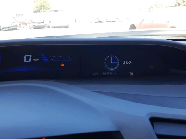 19XFB2F94CE337675 - 2012 HONDA CIVIC EXL WHITE photo 8