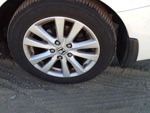 19XFB2F94CE337675 - 2012 HONDA CIVIC EXL WHITE photo 9