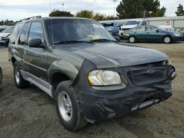 1FMYU60E11UC78899 - 2001 FORD EXPLORER S GREEN photo 1