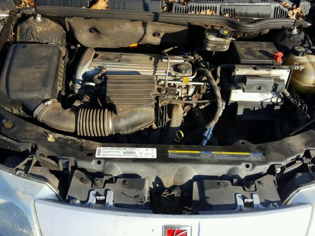 1G8AK52F13Z137651 - 2003 SATURN ION LEVEL SILVER photo 7