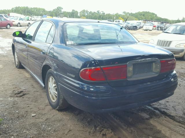 1G4HP54K524218109 - 2002 BUICK LESABRE CU BLUE photo 3