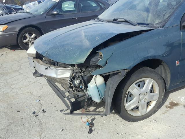 1G8AJ55F26Z129738 - 2006 SATURN ION LEVEL GREEN photo 9