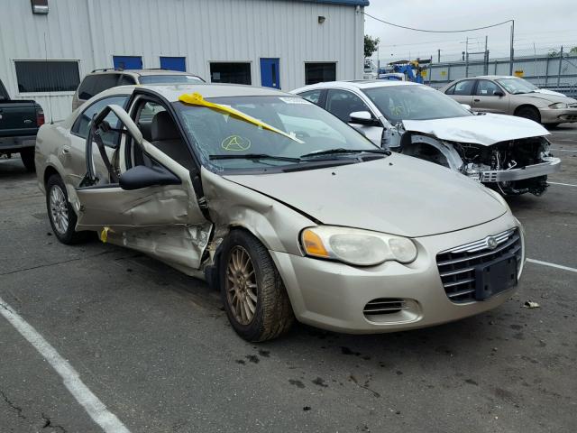 1C3EL46X46N136740 - 2006 CHRYSLER SEBRING TAN photo 1