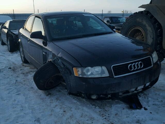 WAUJC68E54A136443 - 2004 AUDI A4 1.8T BLACK photo 1