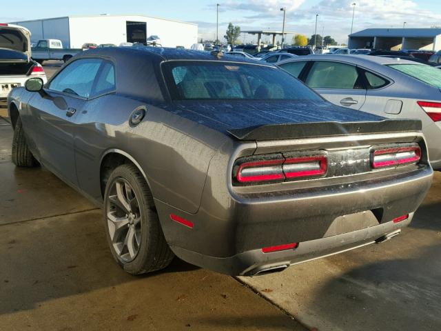 2C3CDZAG8HH617109 - 2017 DODGE CHALLENGER GRAY photo 3