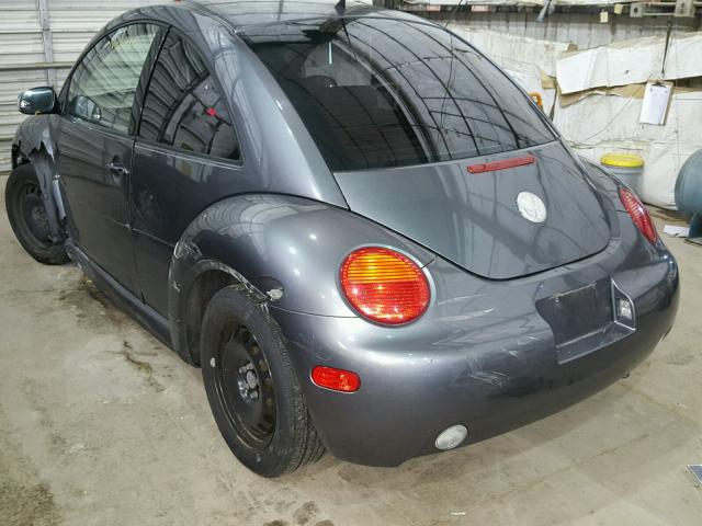 3VWBK31C35M416087 - 2005 VOLKSWAGEN NEW BEETLE GRAY photo 3