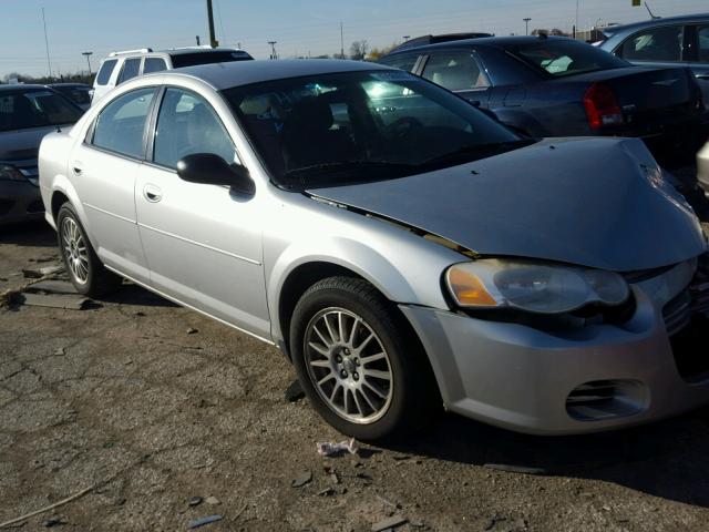 1C3EL46X25N673122 - 2005 CHRYSLER SEBRING SILVER photo 1