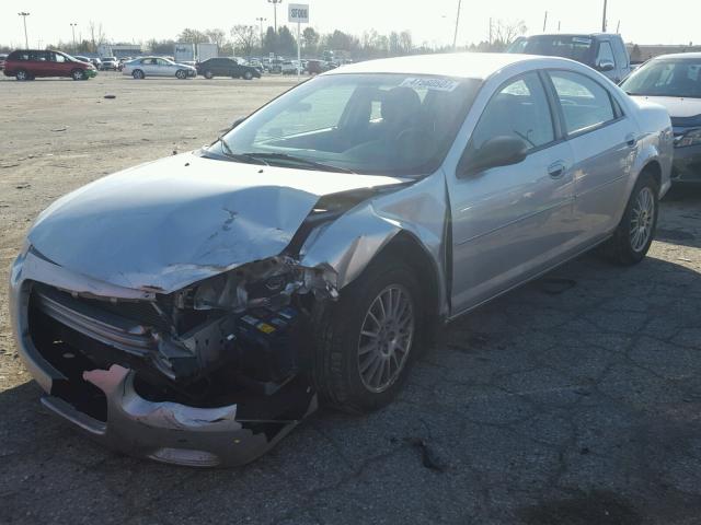 1C3EL46X25N673122 - 2005 CHRYSLER SEBRING SILVER photo 2