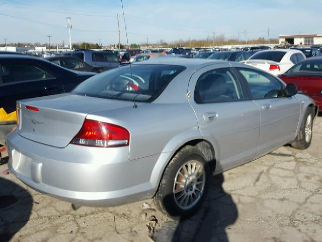 1C3EL46X25N673122 - 2005 CHRYSLER SEBRING SILVER photo 4