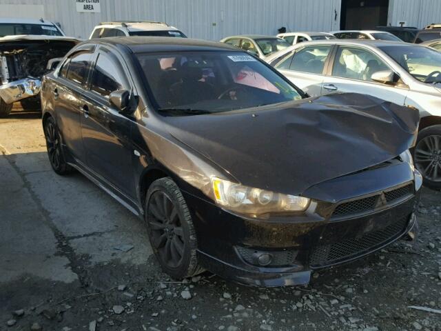 JA32U8FW6AU002027 - 2010 MITSUBISHI LANCER GTS BLACK photo 1