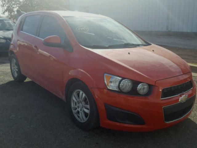 1G1JD6SB8C4100279 - 2012 CHEVROLET SONIC LT ORANGE photo 1