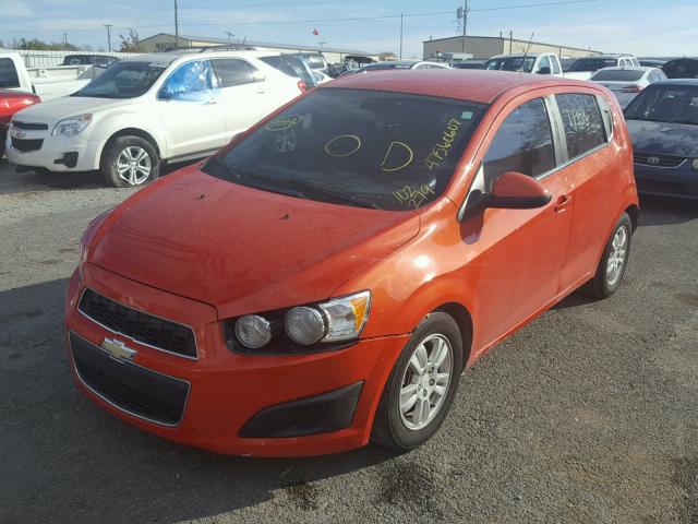 1G1JD6SB8C4100279 - 2012 CHEVROLET SONIC LT ORANGE photo 2