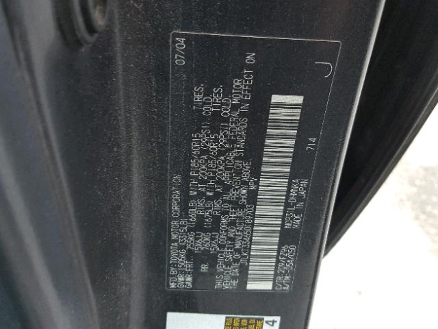 JTLKT334650189703 - 2005 TOYOTA SCION XB 黑色 照片 10