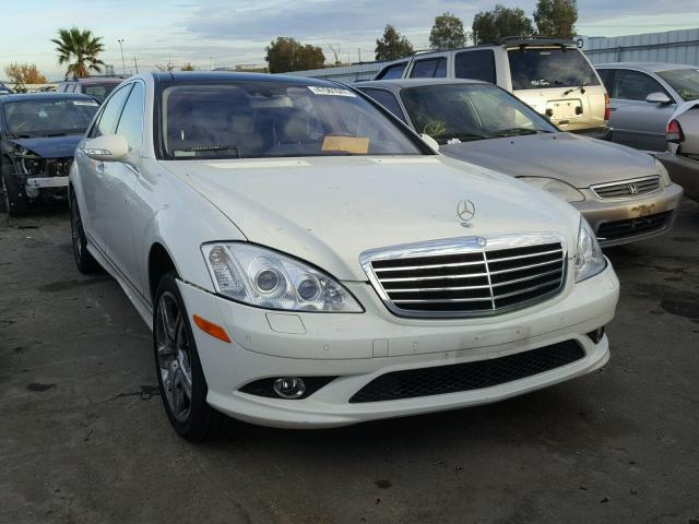 WDDNG71X97A140774 - 2007 MERCEDES-BENZ S 550 WHITE photo 1