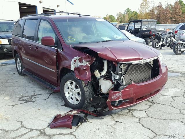 2A8HR54149R528645 - 2009 CHRYSLER TOWN & COU MAROON photo 1