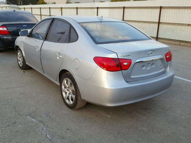 KMHDU4AD4AU835300 - 2010 HYUNDAI ELANTRA BL SILVER photo 3