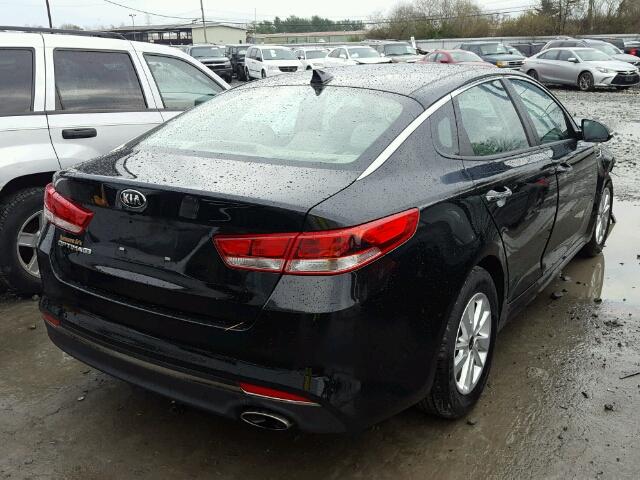 5XXGT4L39GG100030 - 2016 KIA OPTIMA LX BLACK photo 4