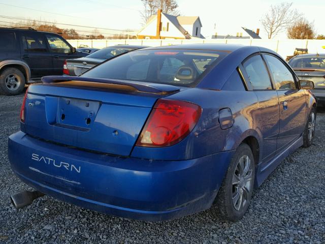 1G8AM12F84Z178475 - 2004 SATURN ION LEVEL BLUE photo 4