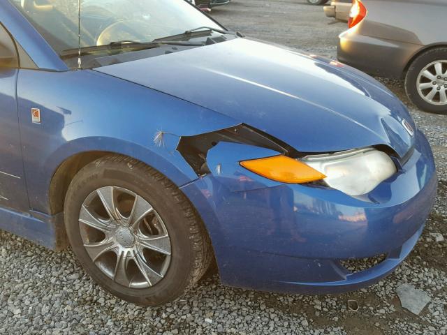 1G8AM12F84Z178475 - 2004 SATURN ION LEVEL BLUE photo 9