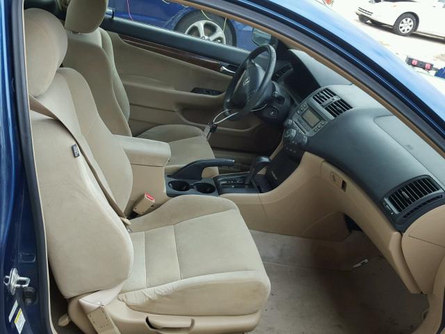 1HGCM72326A016268 - 2006 HONDA ACCORD LX BLUE photo 5