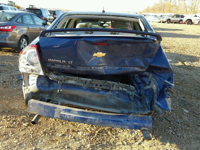 2G1WC581369119924 - 2006 CHEVROLET IMPALA LT BLUE photo 9