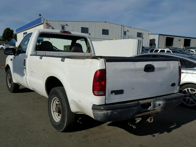 1FTNF20L84ED54545 - 2004 FORD F250 SUPER WHITE photo 3