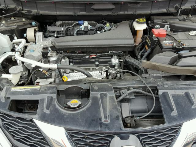 KNMAT2MV9GP718788 - 2016 NISSAN ROGUE S BLACK photo 7