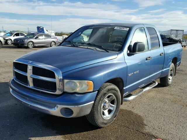 1D7HA18Z93J508528 - 2003 DODGE RAM 1500 S BLUE photo 2