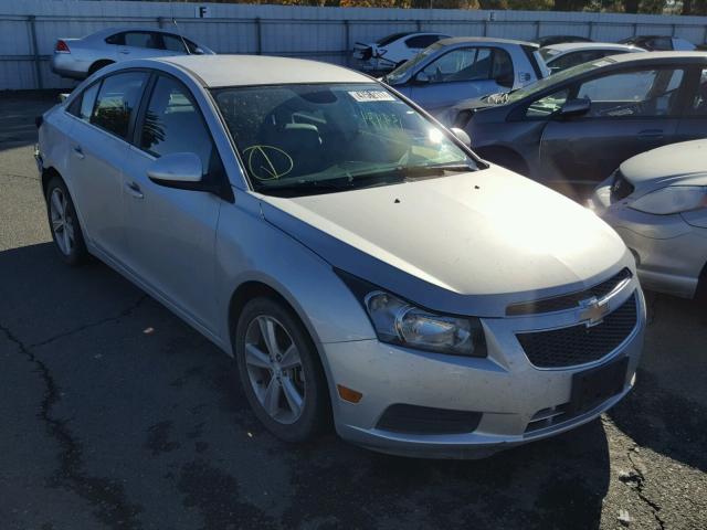 1G1PE5SB1D7139104 - 2013 CHEVROLET CRUZE LT SILVER photo 1