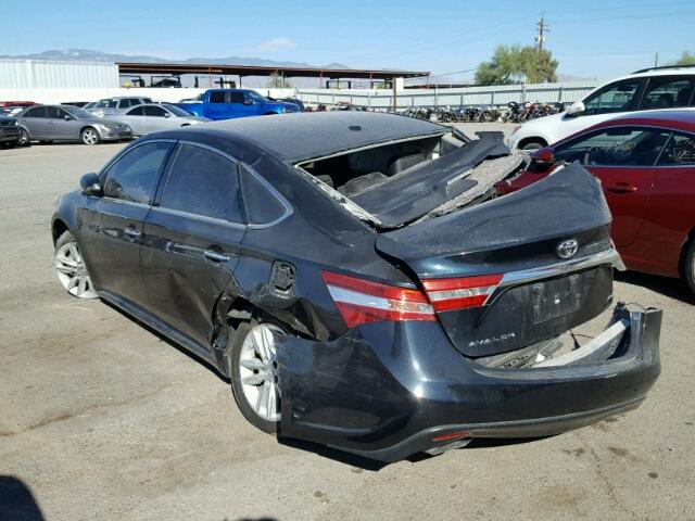 4T1BK1EB9FU190834 - 2015 TOYOTA AVALON XLE CHARCOAL photo 3