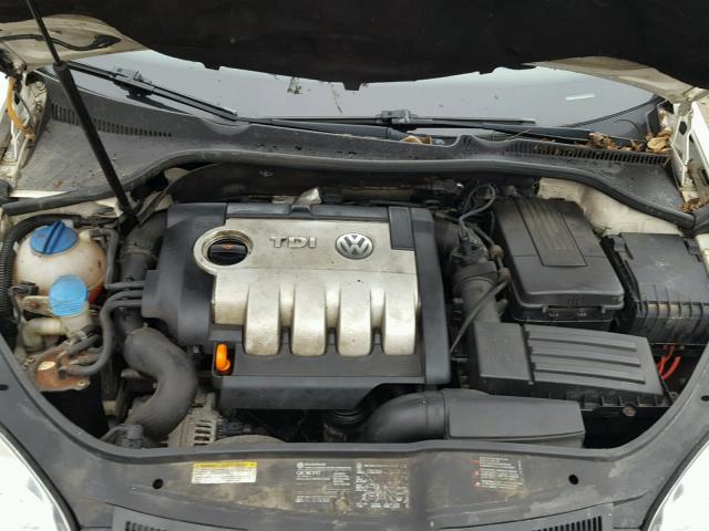 3VWST71K96M738472 - 2006 VOLKSWAGEN JETTA TDI WHITE photo 7