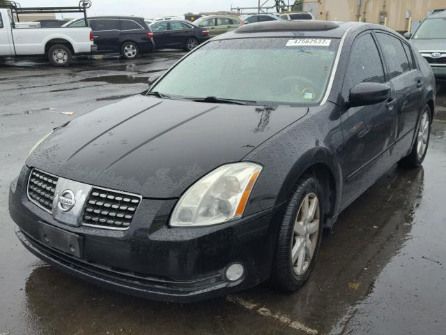 1N4BA41E24C830304 - 2004 NISSAN MAXIMA SE BLACK photo 2