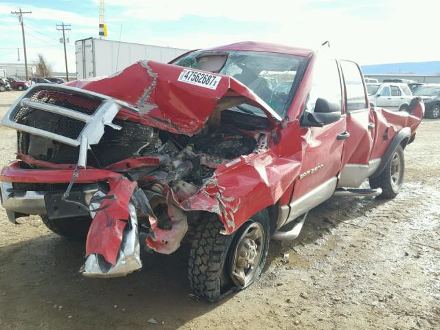 3D7KU28C14G203655 - 2004 DODGE RAM 2500 S RED photo 2