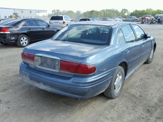 1G4HP54K3YU170053 - 2000 BUICK LESABRE CU BLUE photo 4