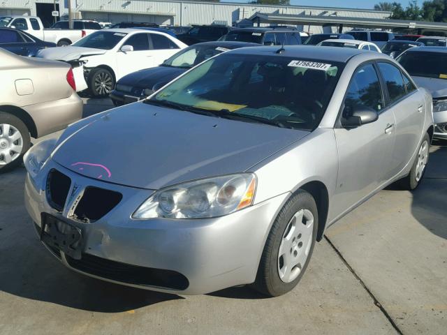 1G2ZF57B884148318 - 2008 PONTIAC G6 VALUE L SILVER photo 2