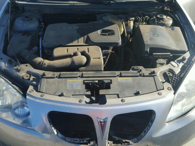 1G2ZF57B884148318 - 2008 PONTIAC G6 VALUE L SILVER photo 7