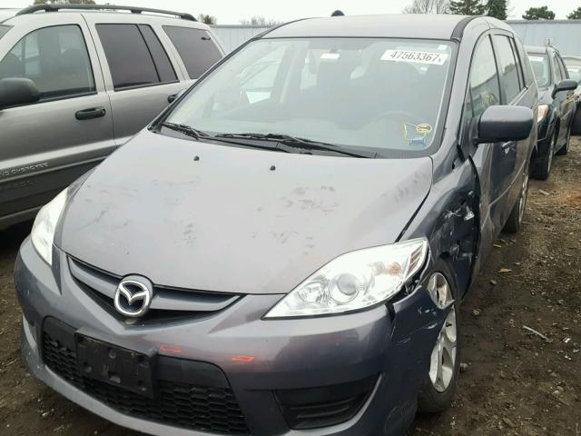 JM1CR293590355349 - 2009 MAZDA 5 GRAY photo 2