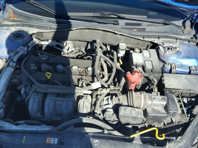 3FAHP0HAXCR388506 - 2012 FORD FUSION SE BLUE photo 7