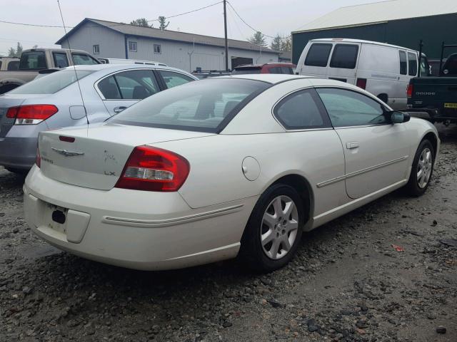 4C3AG42GX3E162391 - 2003 CHRYSLER SEBRING LX WHITE photo 4