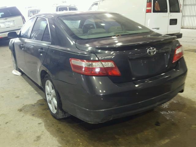 4T1BE46K09U815116 - 2009 TOYOTA CAMRY BASE BLACK photo 3