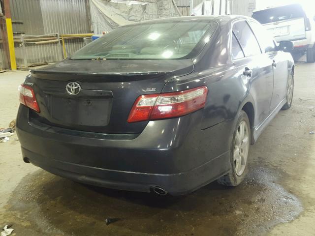 4T1BE46K09U815116 - 2009 TOYOTA CAMRY BASE BLACK photo 4