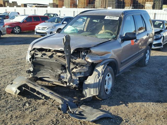 JHLRD78403C035185 - 2003 HONDA CR-V LX BROWN photo 2