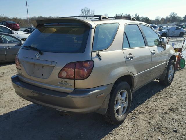 JT6HF10U3Y0107024 - 2000 LEXUS RX 300 BEIGE photo 4