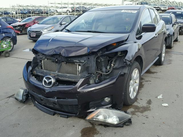 JM3ER293580214358 - 2008 MAZDA CX-7 PURPLE photo 2