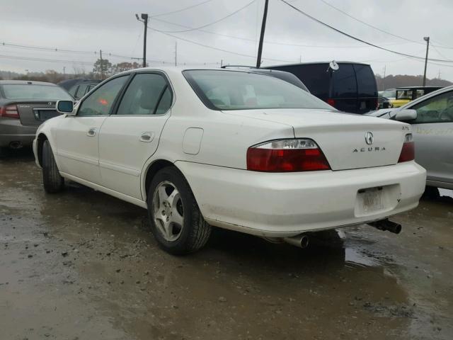 19UUA56643A007055 - 2003 ACURA 3.2TL WHITE photo 3