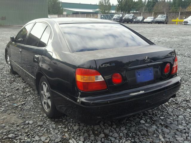 JT8BD68S4Y0108606 - 2000 LEXUS GS 300 BLACK photo 3