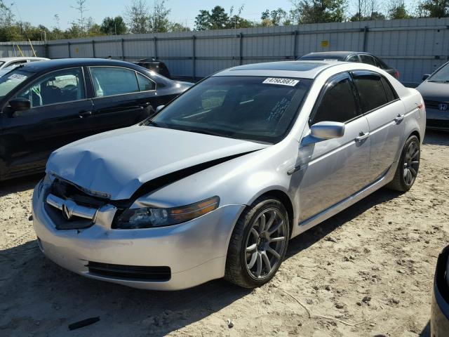 19UUA66205A055738 - 2005 ACURA TL SILVER photo 2